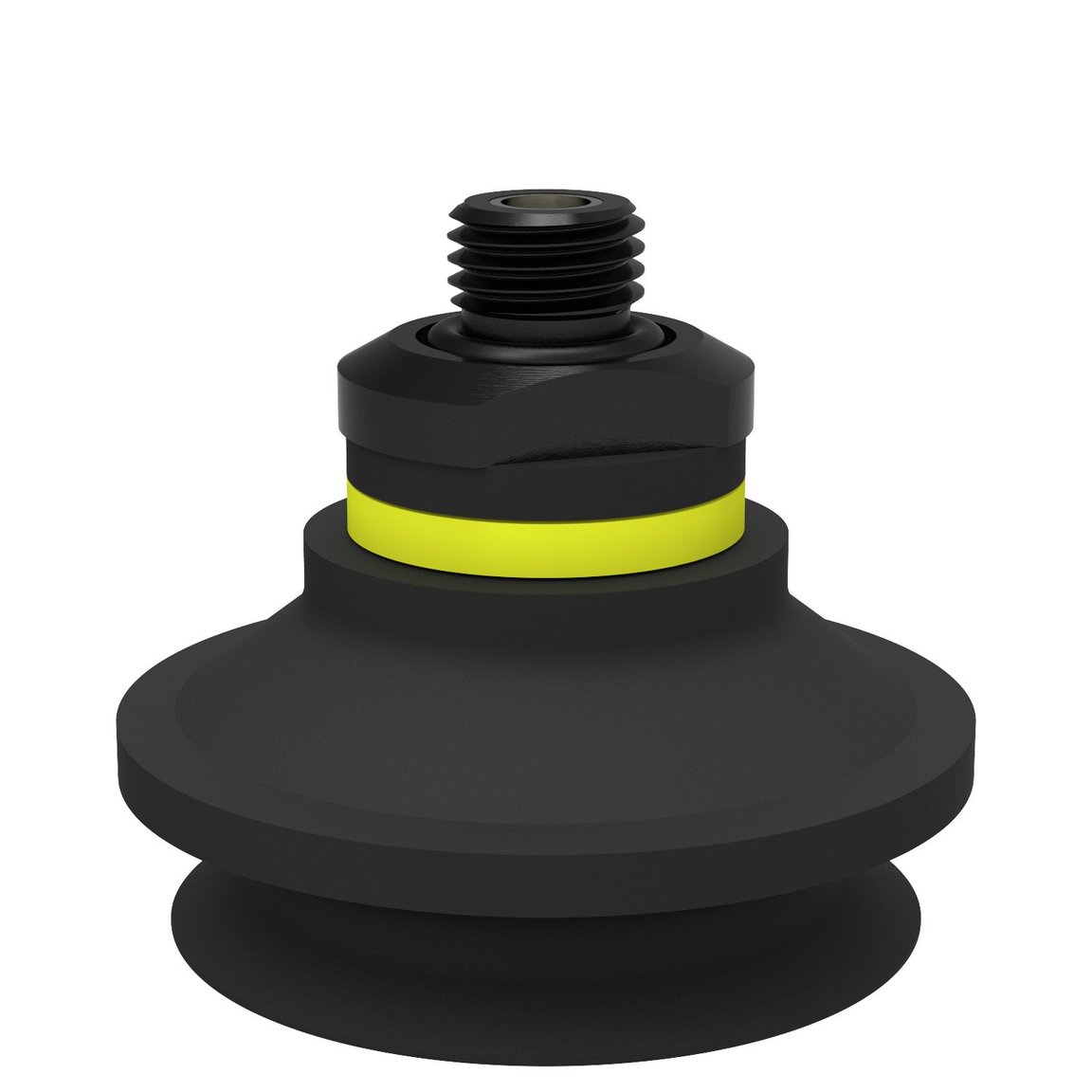 Suction cup B50-2 Nitrile-PVC with filter, G1/4" male, with mesh filter