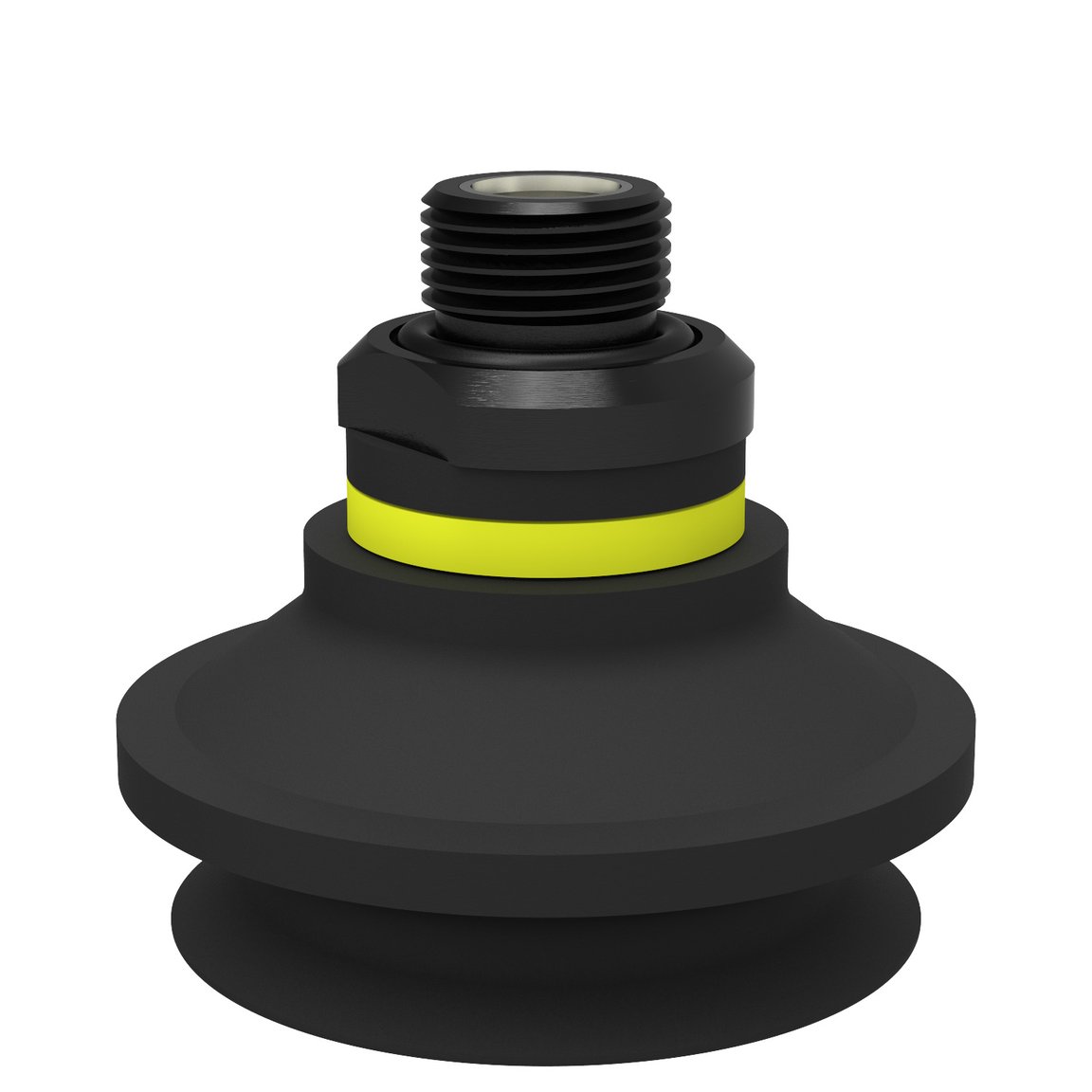 Suction cup B50-2 Nitrile-PVC with filter, G3/8" male, with mesh filter