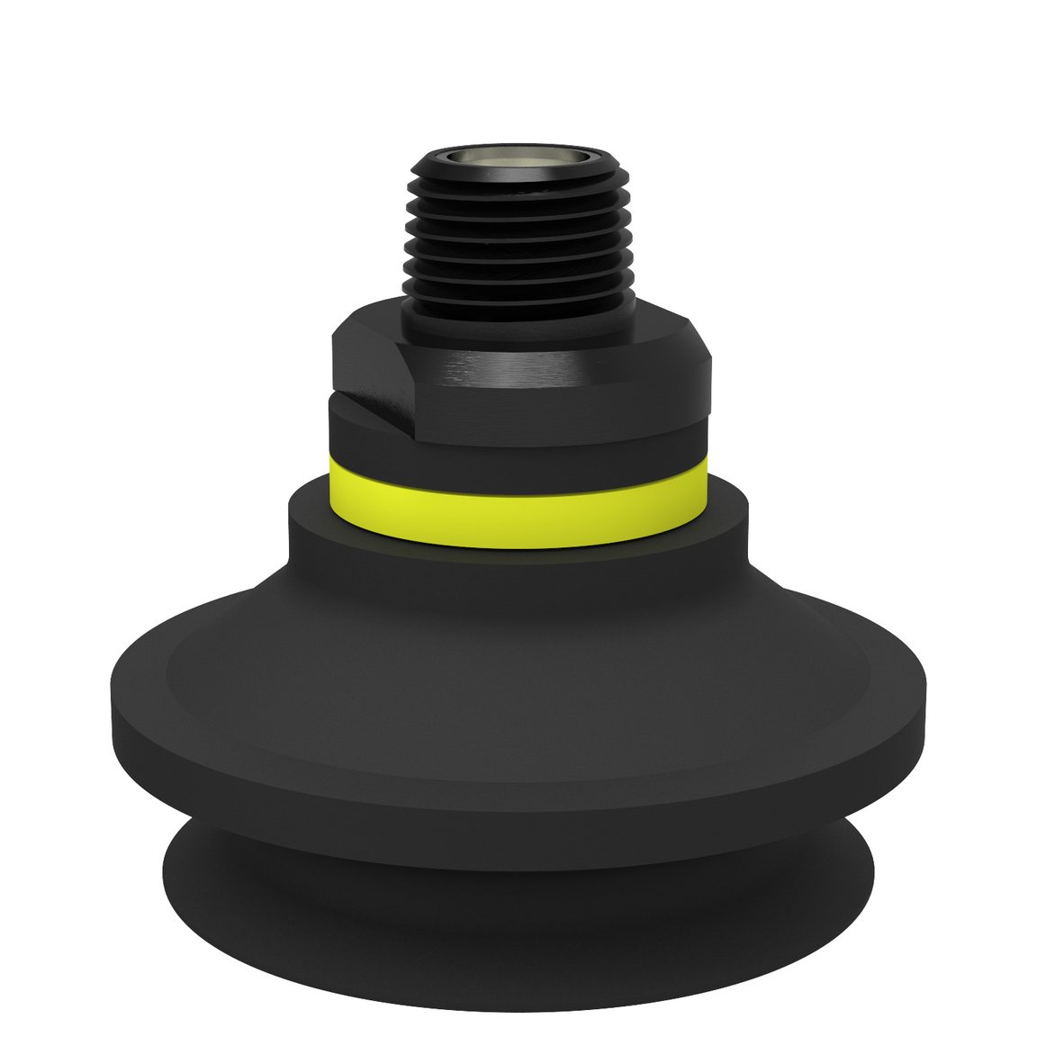 Suction cup B50-2 Nitrile-PVC, 3/8" NPT male, with mesh filter