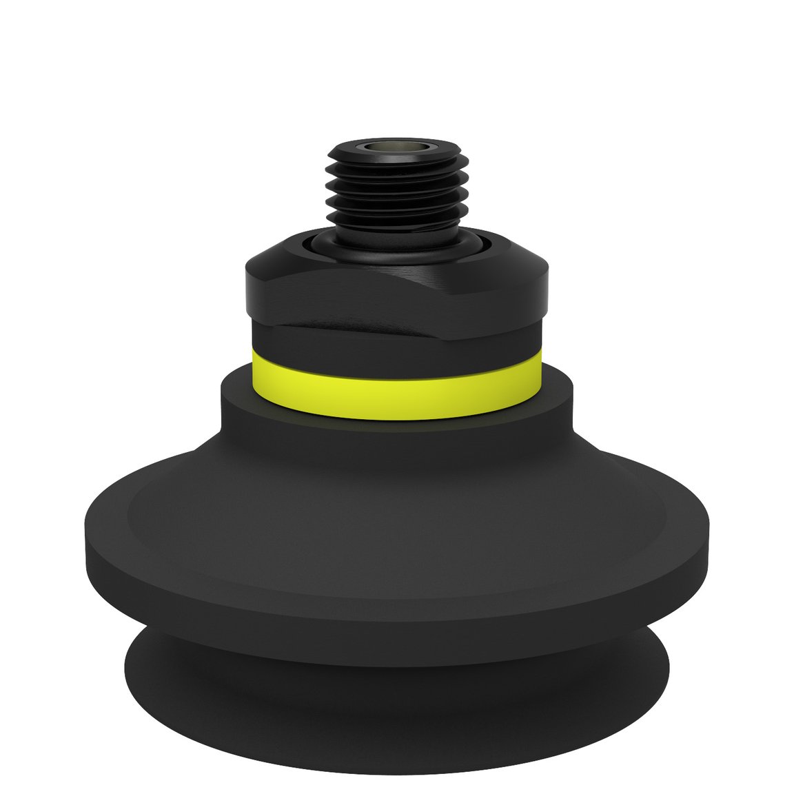 Ventosa B50-2 Nitrile-PVC con filtro, G1/4" maschio, con valvola di controllo del flusso e filtro a rete - 1