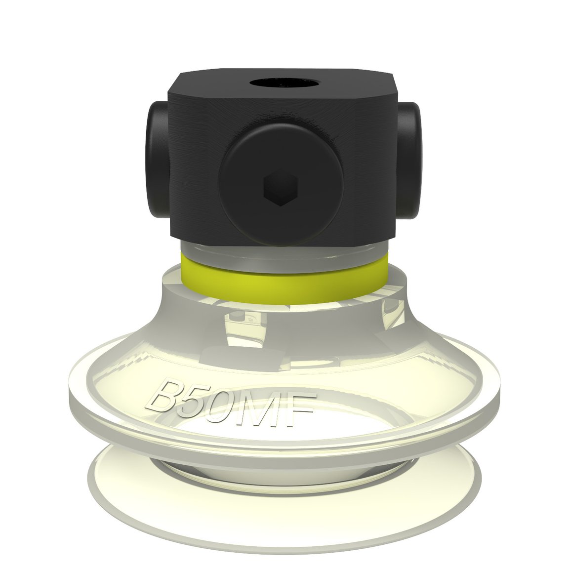 Suction cup B50MF Thermoelastic polyurethane, 5x1/8" NPSF female - 1