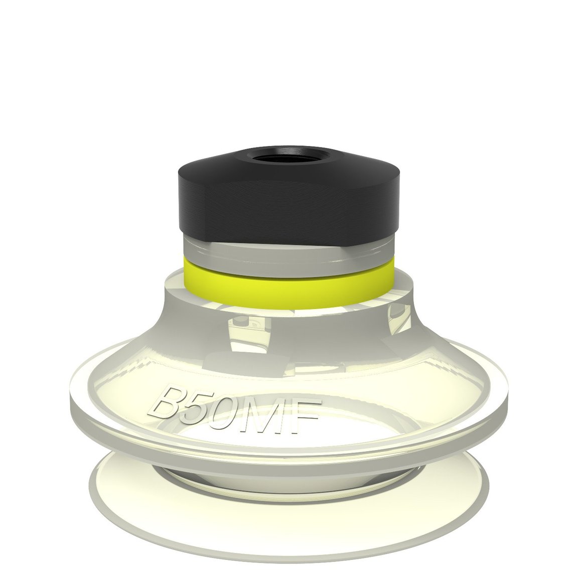 Suction cup B50MF Thermoelastic polyurethane, 1/8" NPSF female, with mesh filter
