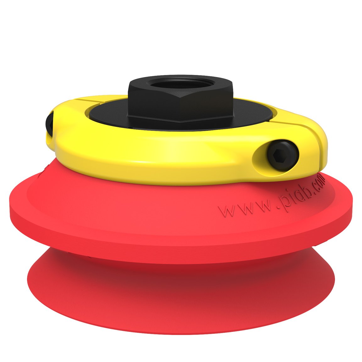 Suction cup B75-2 Silicone with filter, 3/8" NPSF female, with mesh filter