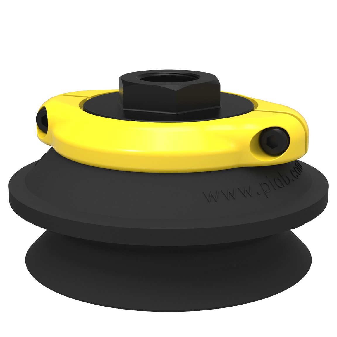 Suction cup B75-2 Nitrile-PVC with filter, G3/8" female, with mesh filter