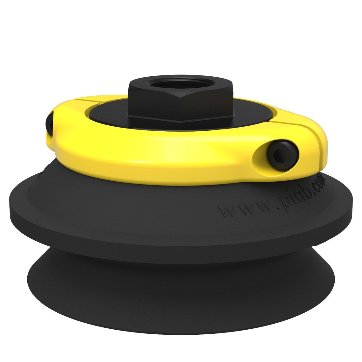 Suction cup B75-2 Nitrile-PVC with filter, 3/8" NPSF female, with mesh filter