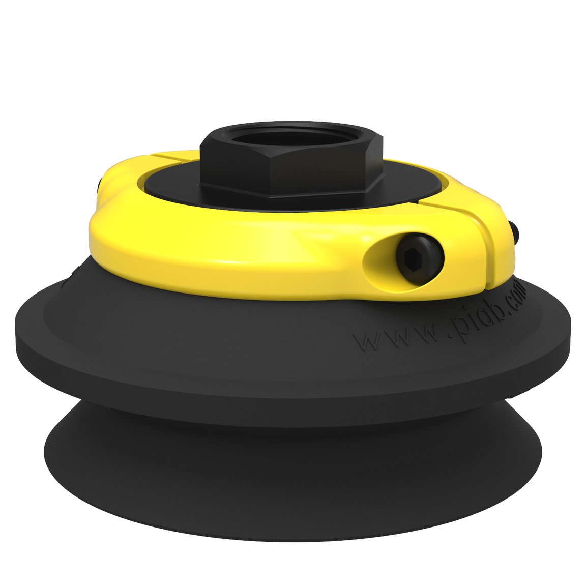 Suction cup B75-2 Nitrile-PVC with filter, G1/2" female, with mesh filter