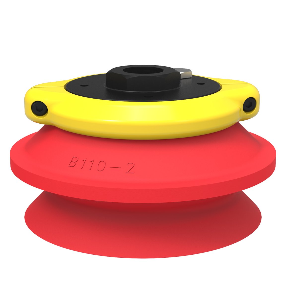 Suction cup B110-2 Silicone with filter, G1/2" female, with mesh filter - 1