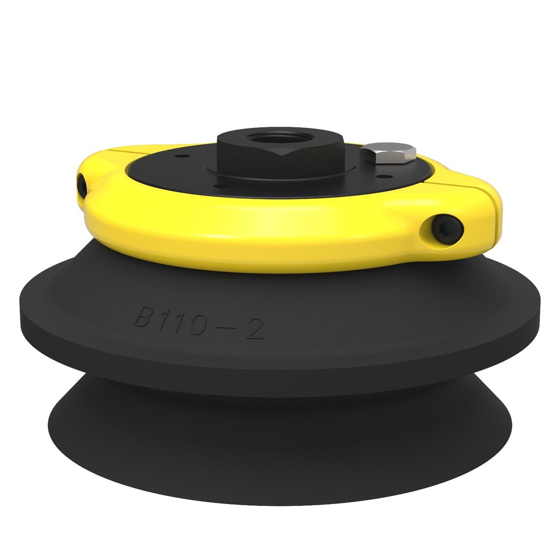 Suction cup B110-2 Nitrile-PVC with filter, 3/8" NPSF female, with mesh filter