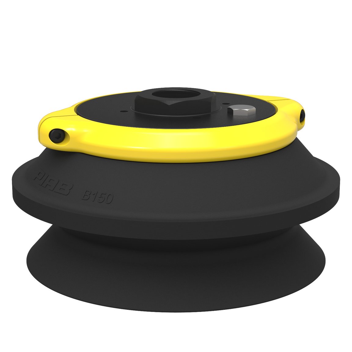 Suction cup B150 Nitrile-PVC, G3/4" female, clamp ring with mesh filter - 1
