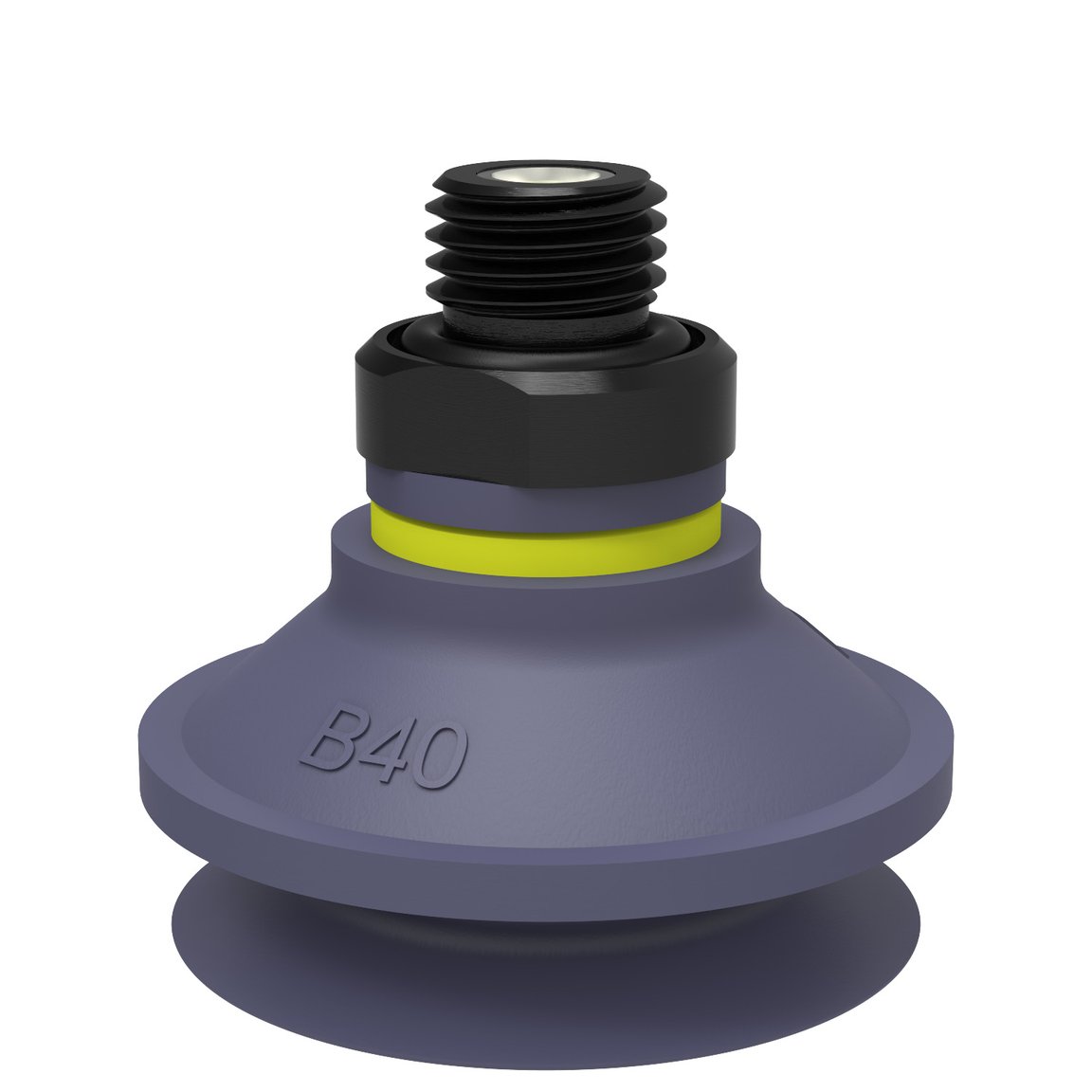 Suction cup B40 HNBR, G1/4" male, with mesh filter