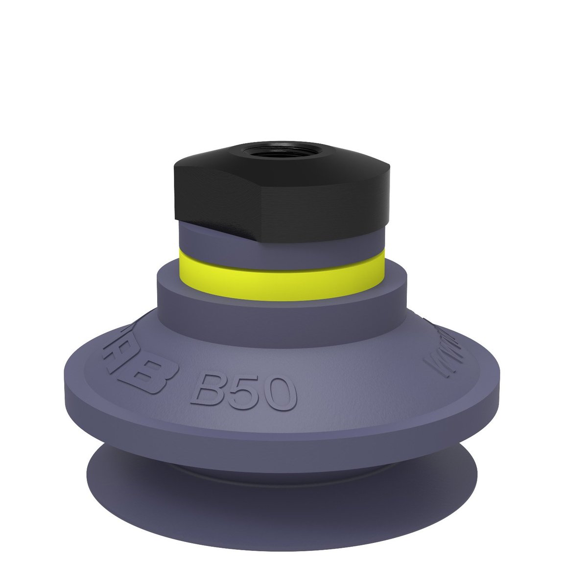 Suction cup B50 HNBR, 1/8" NPSF female, with mesh filter