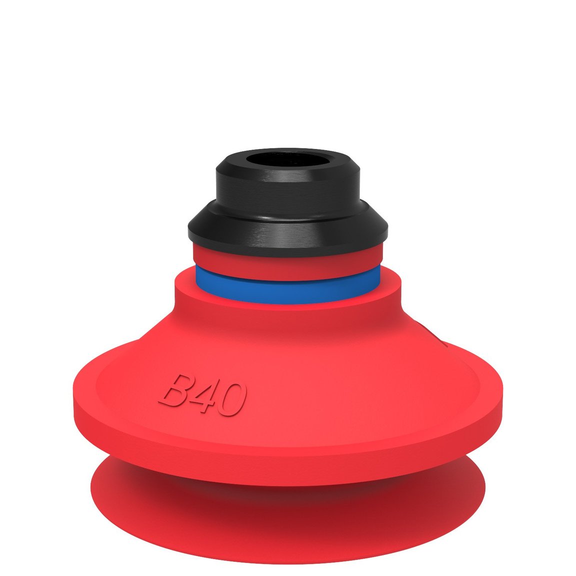 Suction cup B40 Silicone, 1/8" NPSF female PA - 1