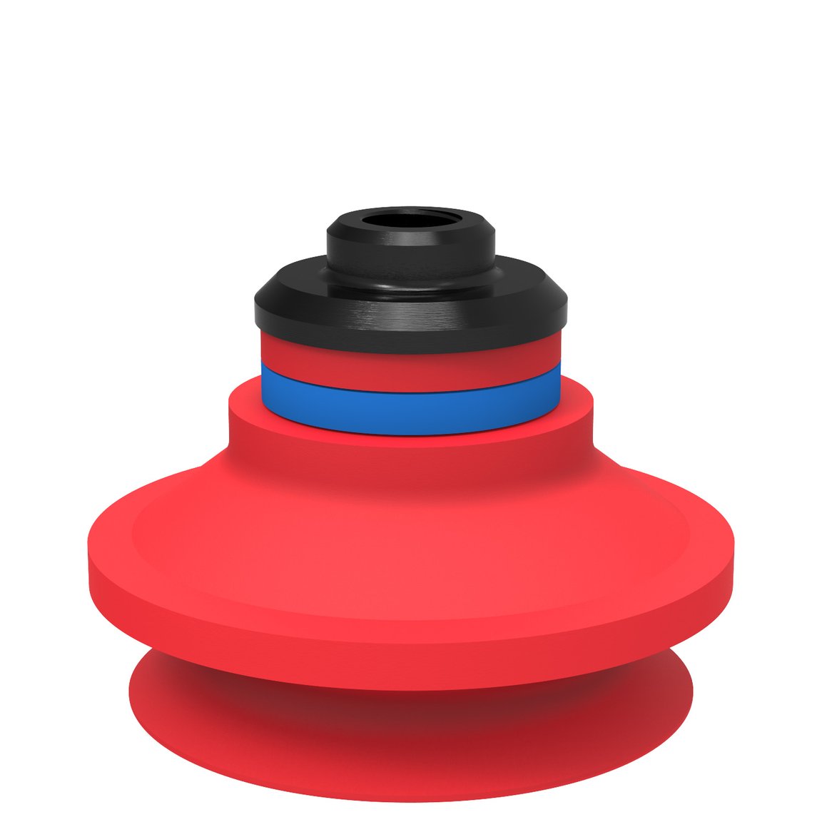 Ventosa B50-2 Silicone com filtro interno, 1/8" NPSF fêmea, PA - 1