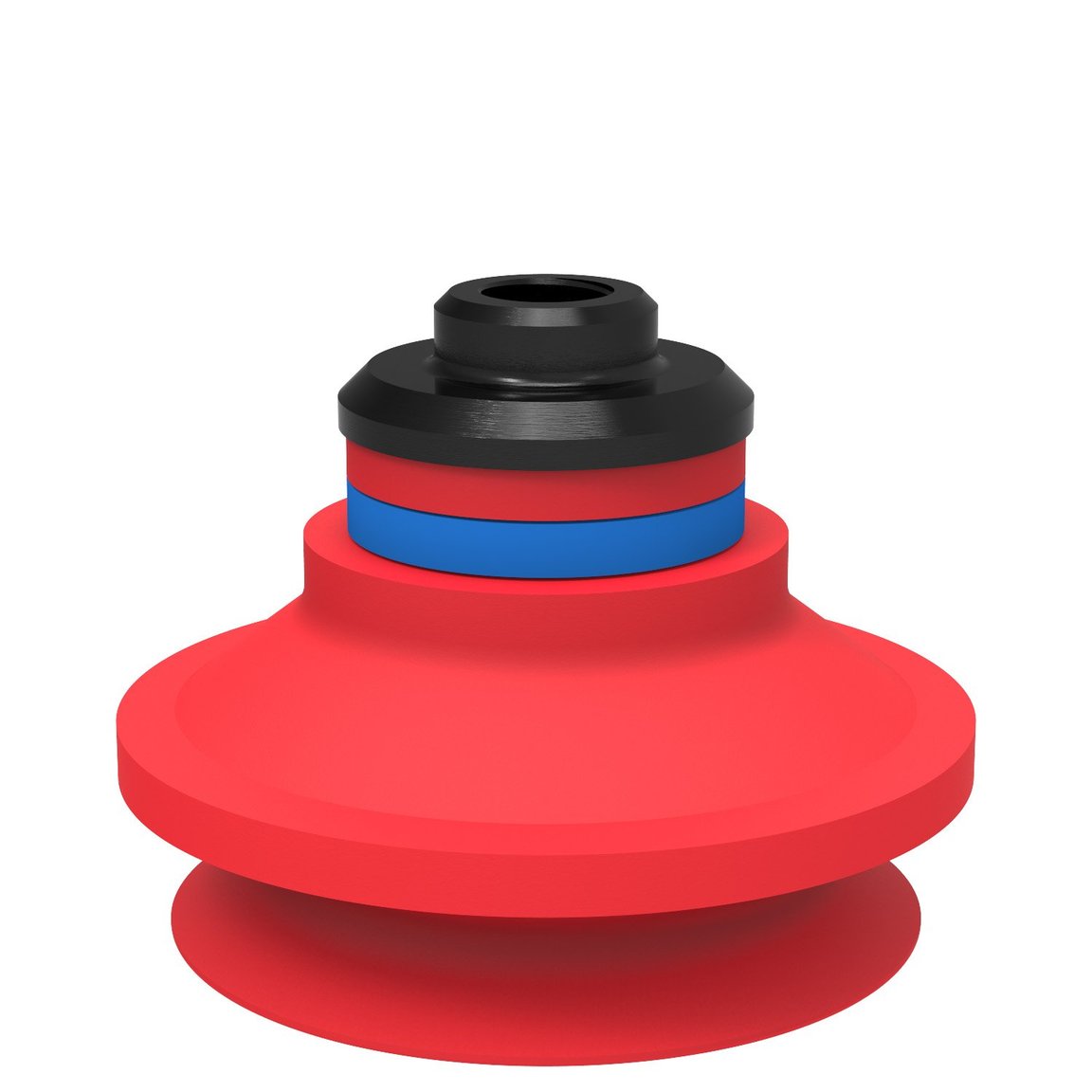 Suction cup B50-2 Silicone with filter, 1/8" NPSF female, PA - 1