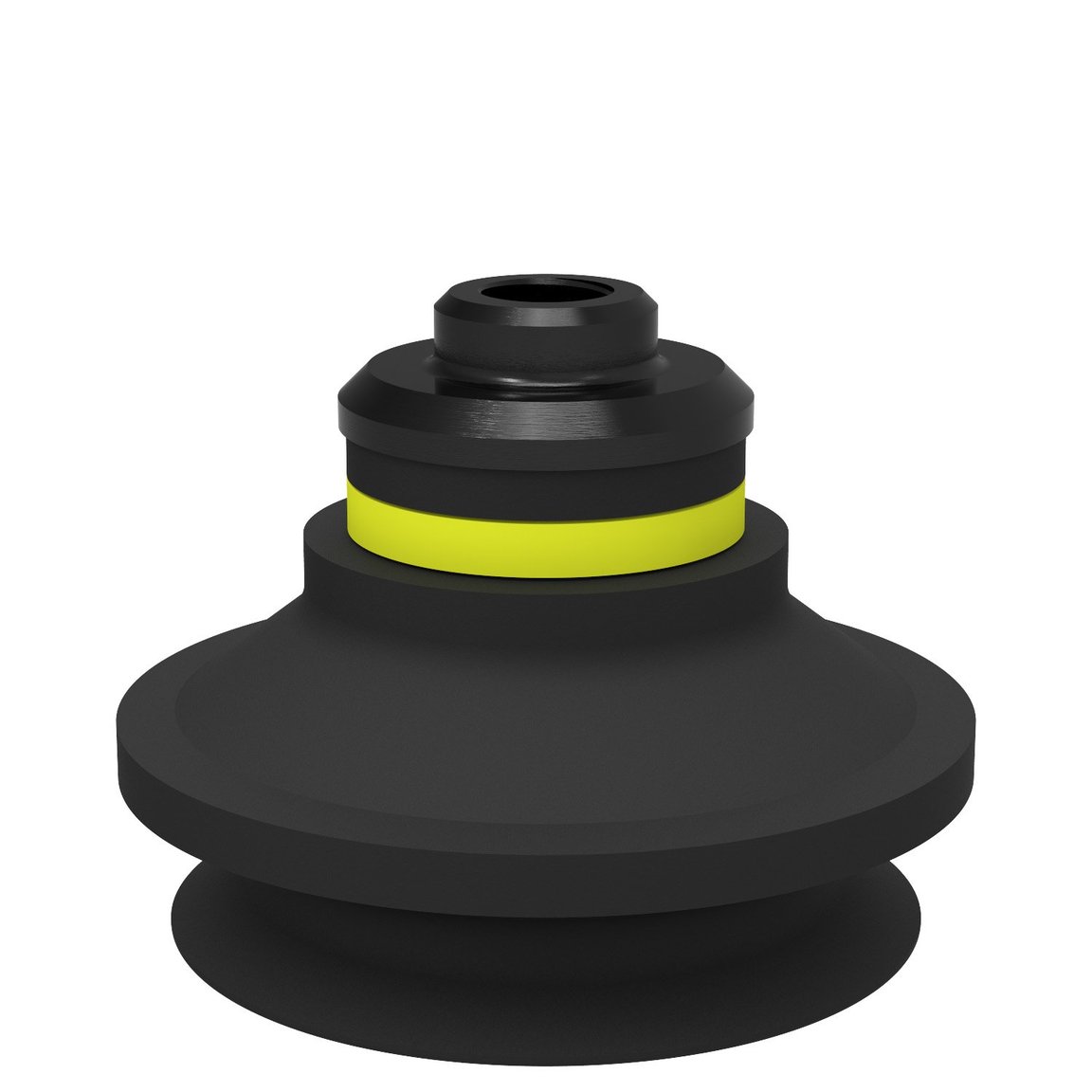 Suction cup B50-2 Nitrile-PVC with filter, 1/8" NPSF female, PA
