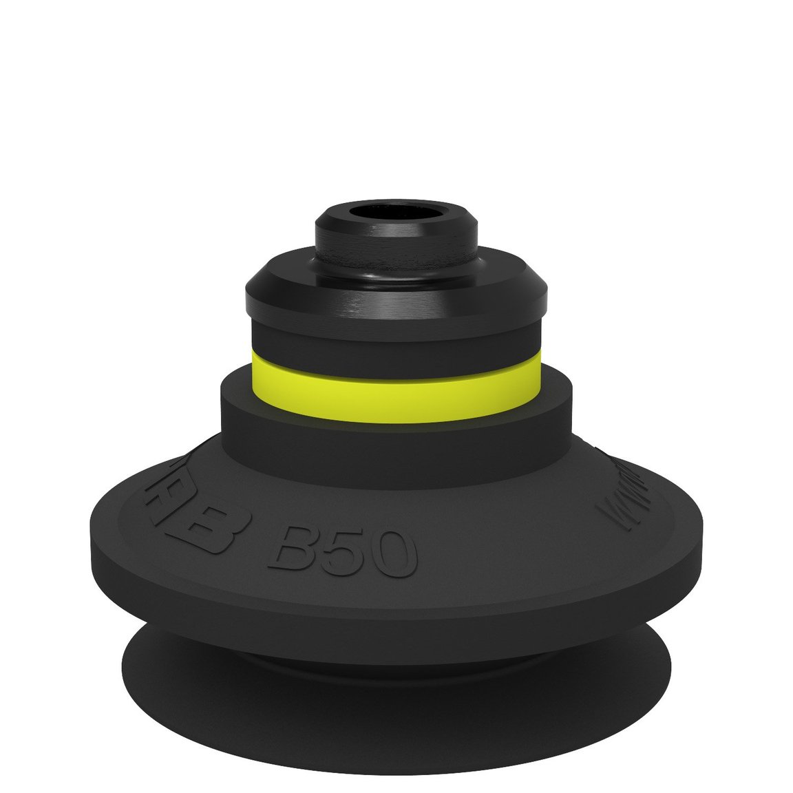 Suction cup B50 Nitrile-PVC, 1/8" NPSF female, PA