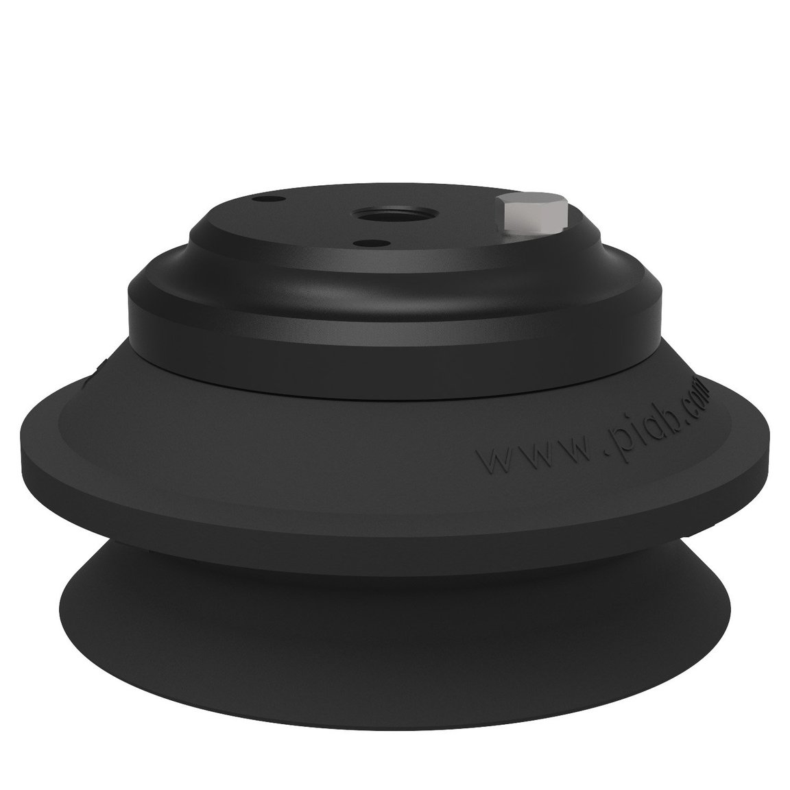 Suction cup B75-2 Nitrile-PVC, G1/2" female Al, with mesh filter