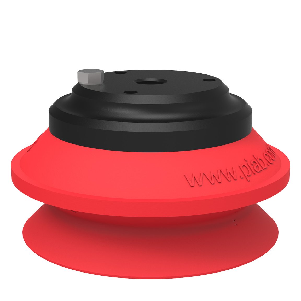 Suction cup B75 Silicone, 1/8" NPSF female Al, with mesh filter - 1