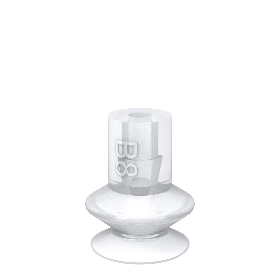 Suction cup B8 Silicone FCM - 1