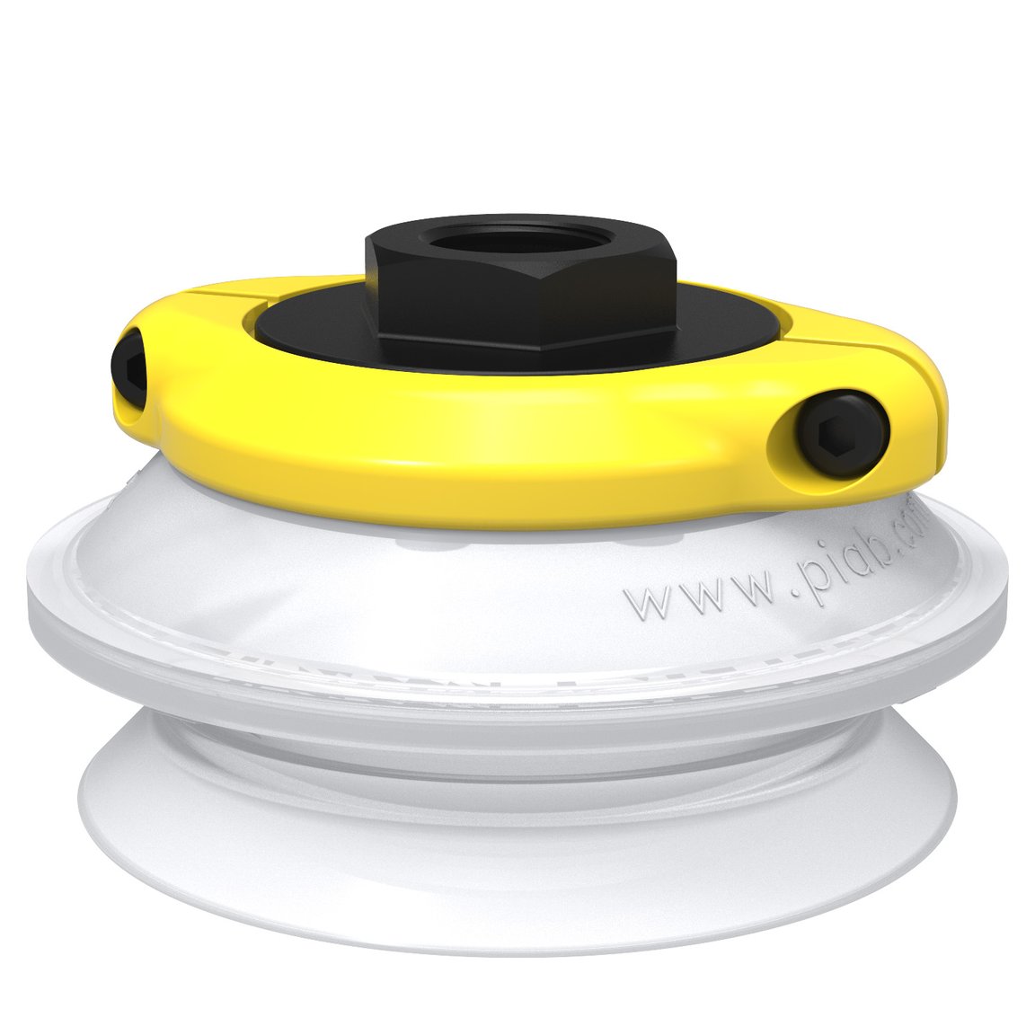 Suction cup B75-2 Silicone FCM with filter, G3/8" female, with mesh filter - 1