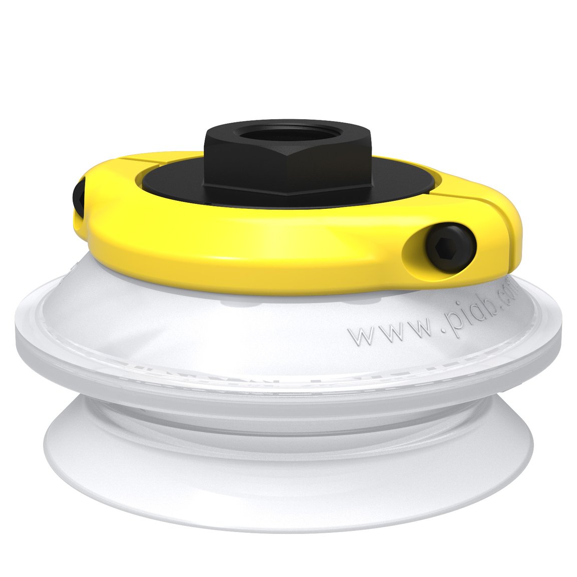 Suction cup B75-2 Silicone FCM, 3/8" NPSF female, with mesh filter - 1