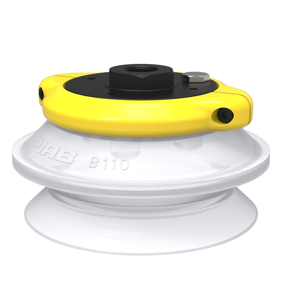 Suction cup B110 Silicone FCM, 3/8" NPSF female, with mesh filter