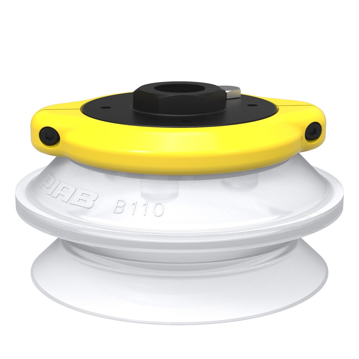 Suction cup B110 Silicone FCM, G1/2" female, clamp ring with mesh filter - 1