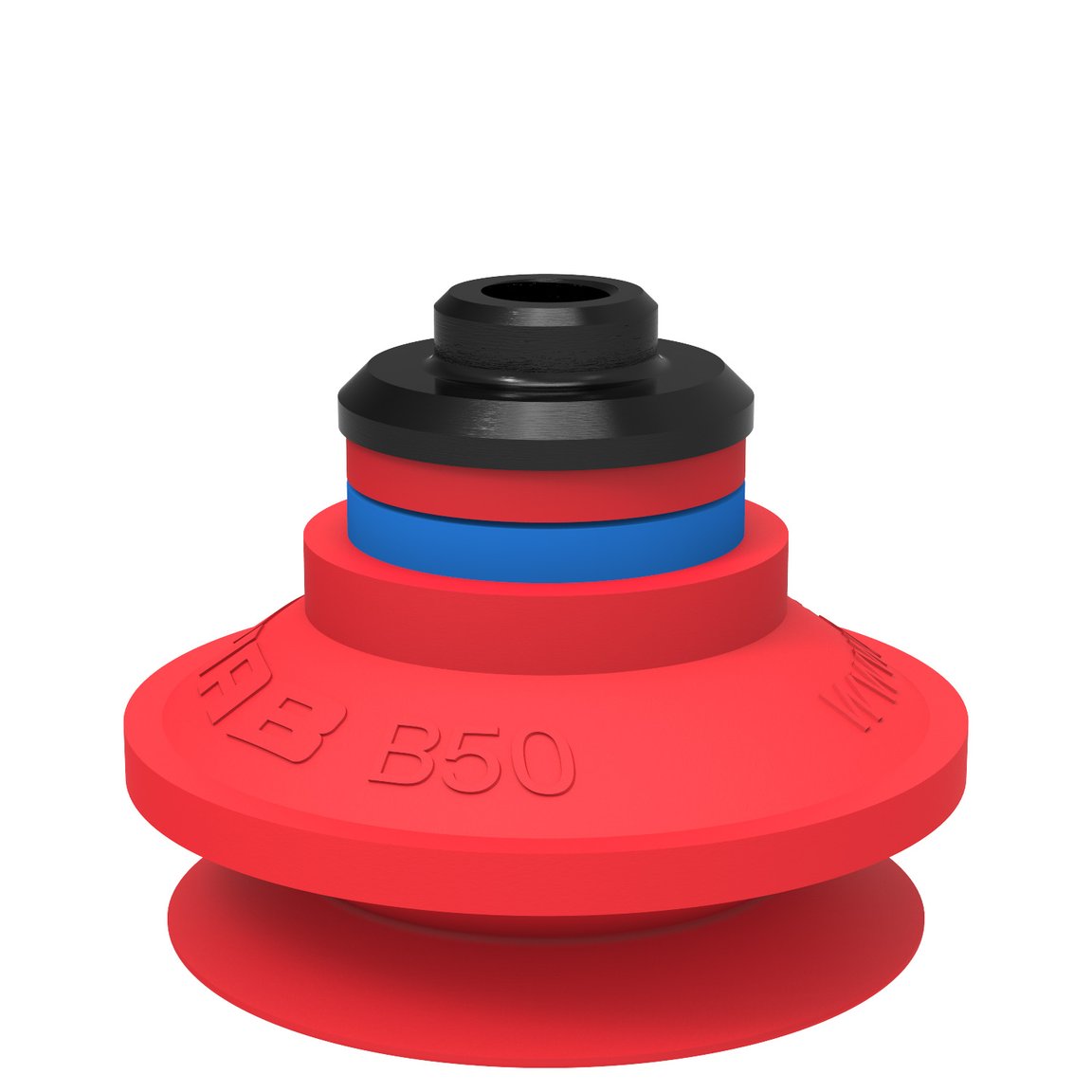 Suction cup B50 Silicone, 1/8” NPSF female, PA - 1