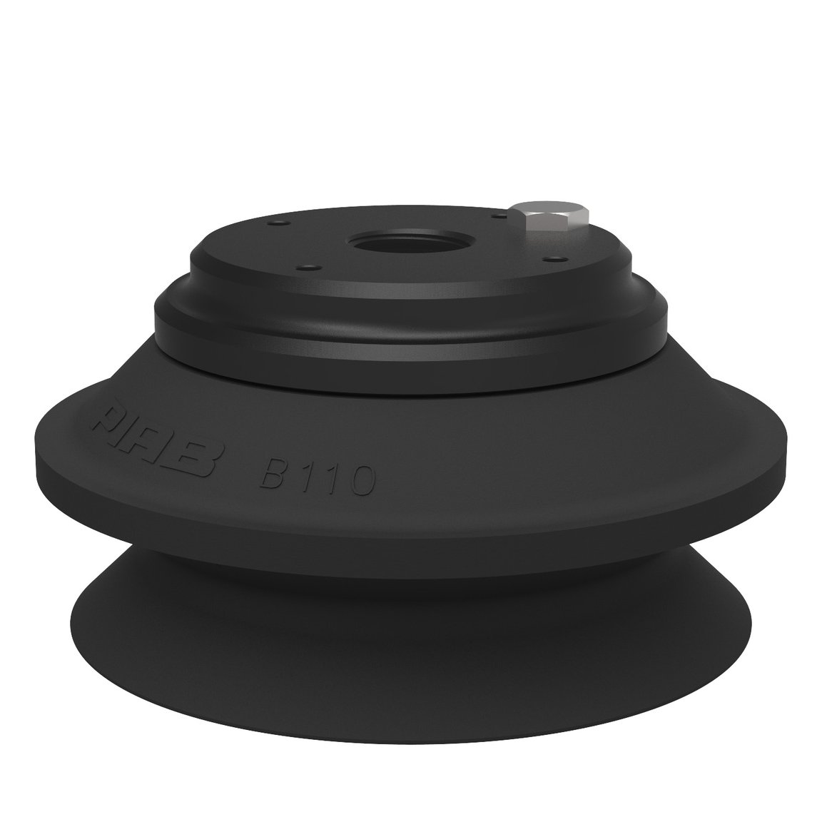Suction cup B110 Nitrile-PVC, G1/2" female Al, with mesh filter