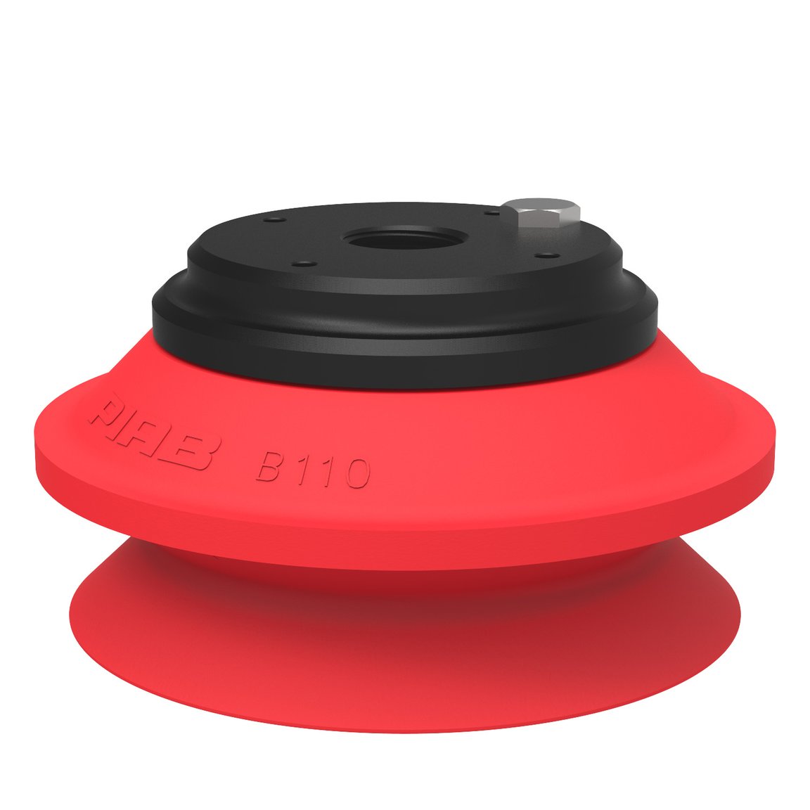 Suction cup B110 Silicone, G1/2" female Al, with mesh filter