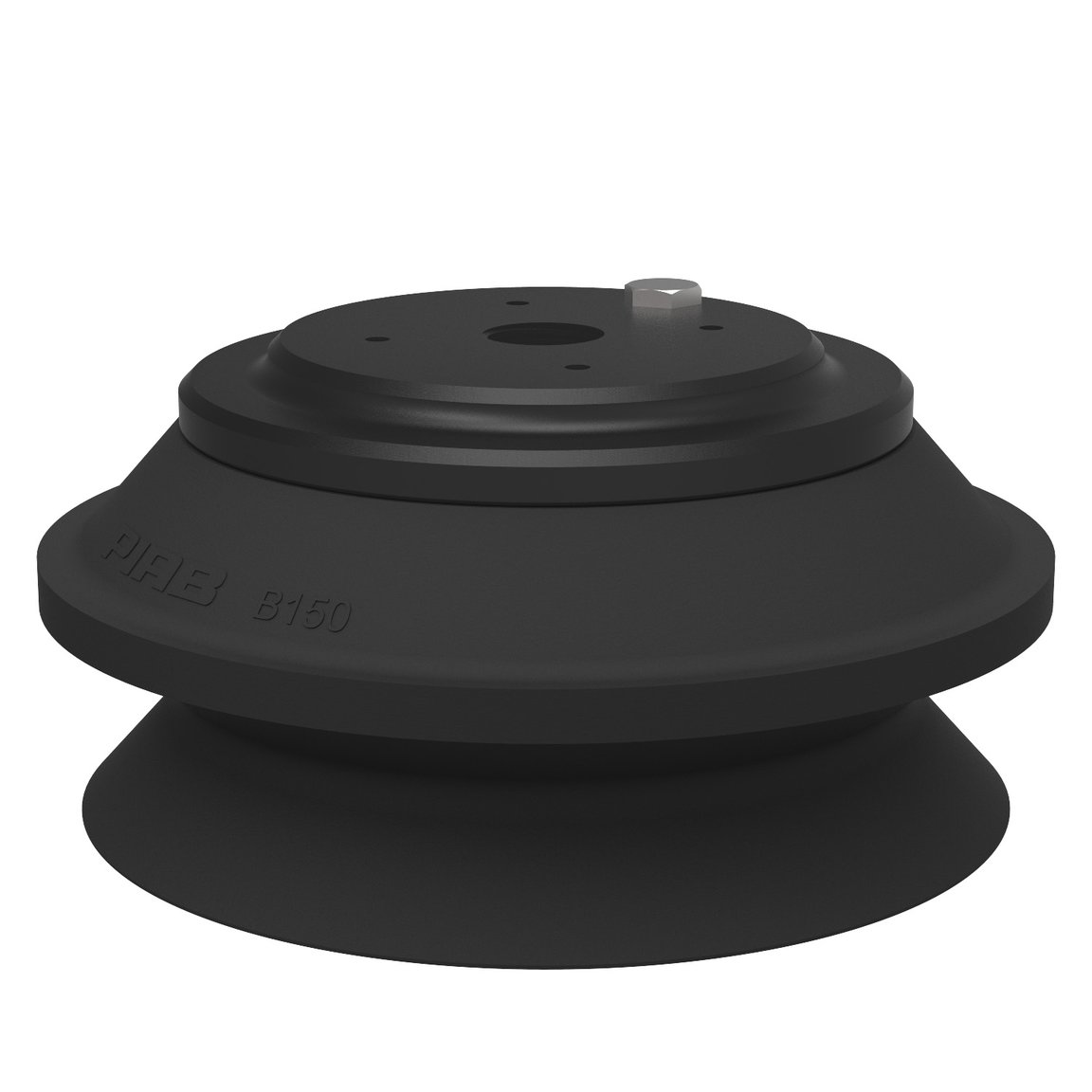 Suction cup B150 Nitrile-PVC, G1/2" female Al, with mesh filter