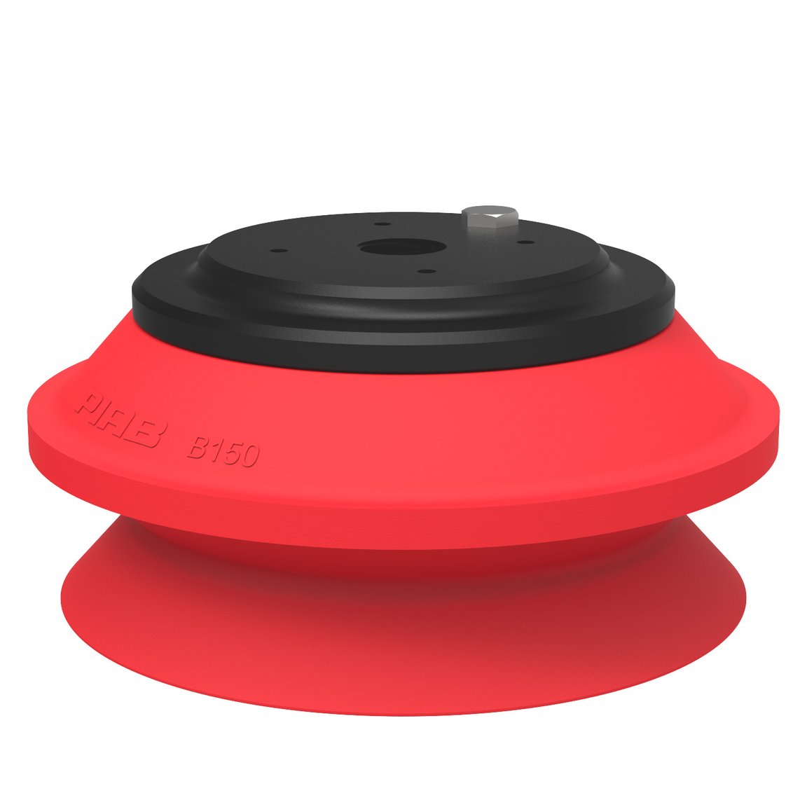 Suction cup B150 Silicone, G1/2" female Al, with mesh filter