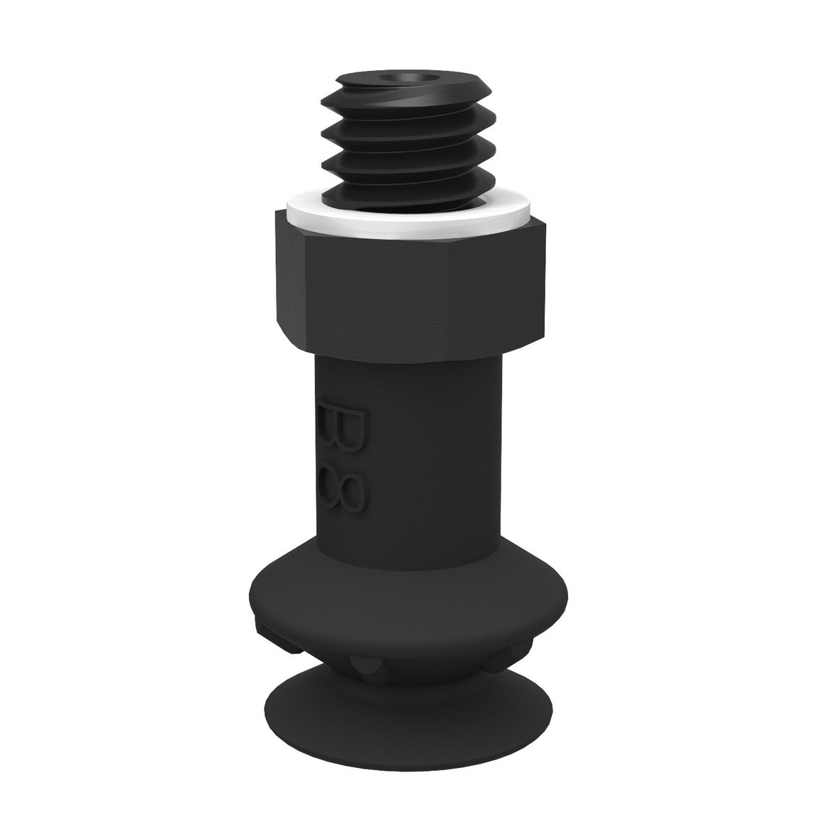 Suction cup B8 Conductive silicone, M5 male