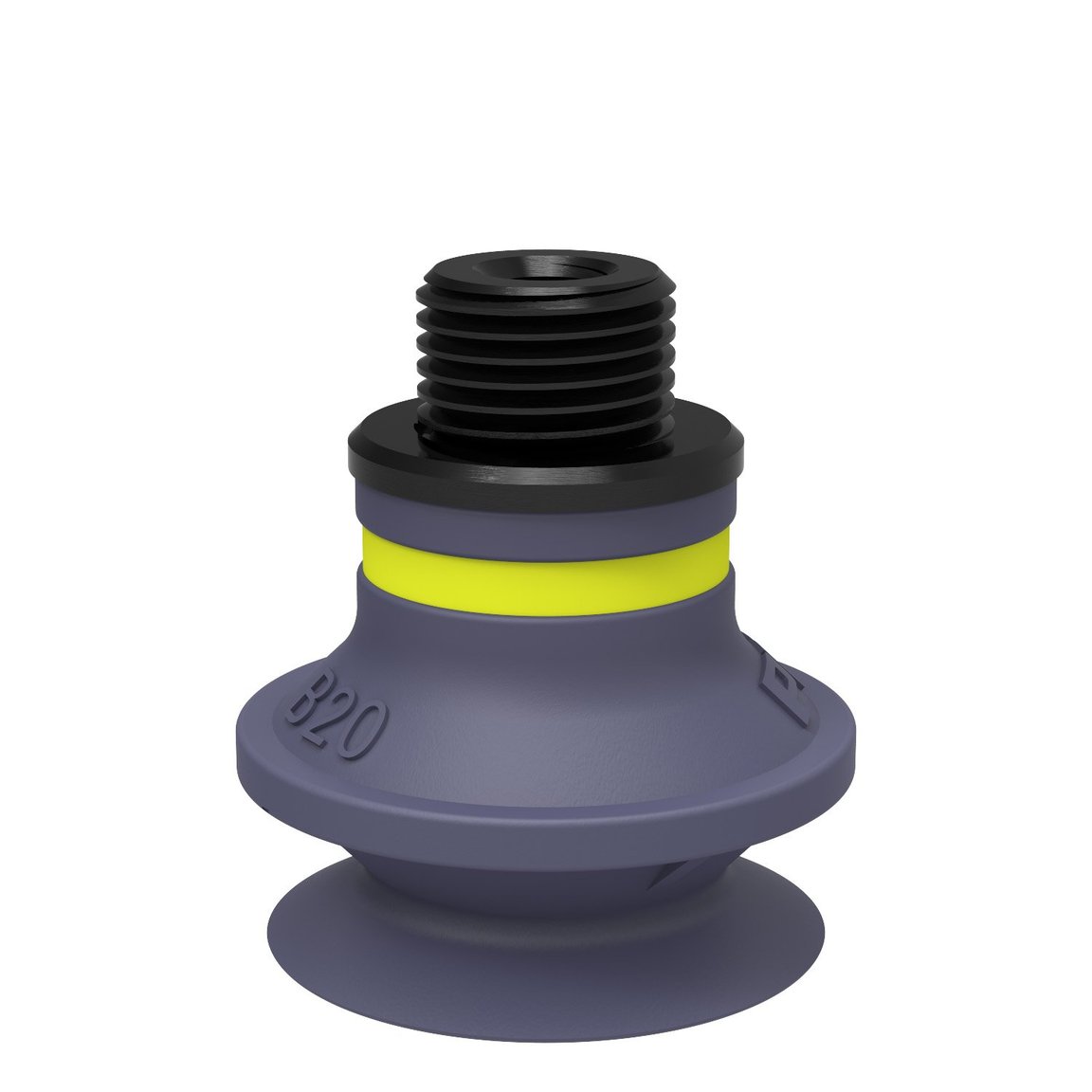 Suction cup B20 HNBR, G1/8" male/M5 female - 1