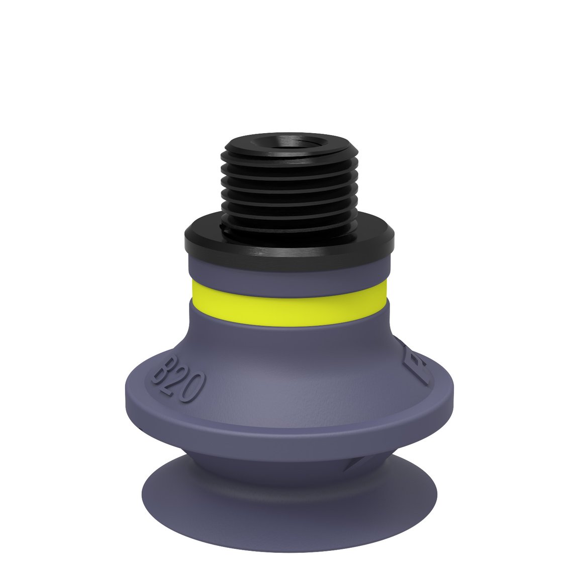 Suction cup B20 HNBR, G1/8" male/M5 female - 1