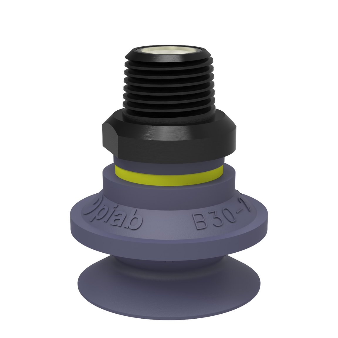 Suction cup B30-2 HNBR, NPT3/8" male, with mesh filter - 1