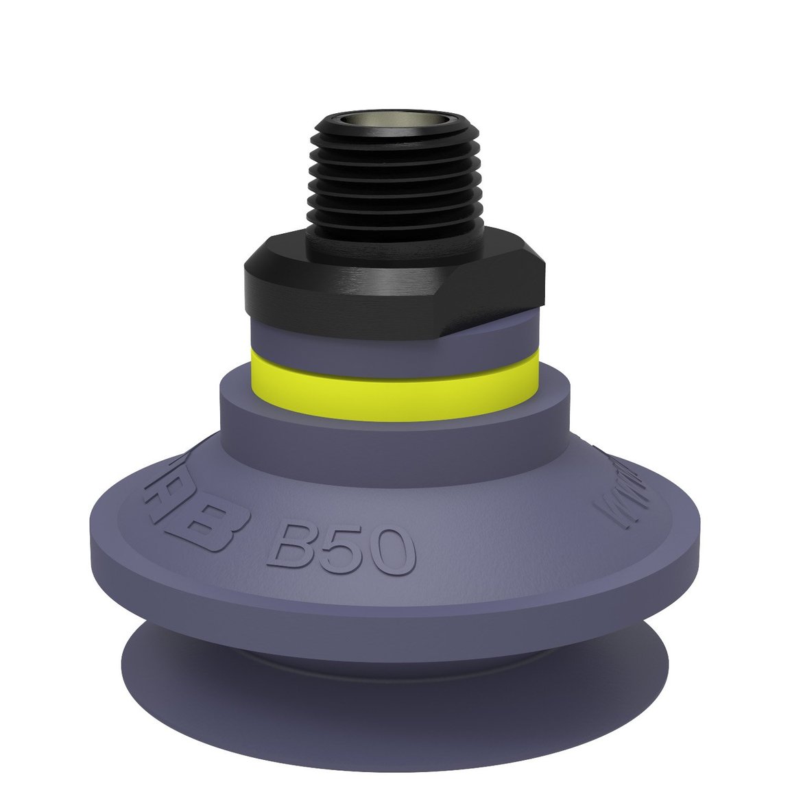 Suction cup B50 HNBR, NPT3/8" male, with mesh filter - 1