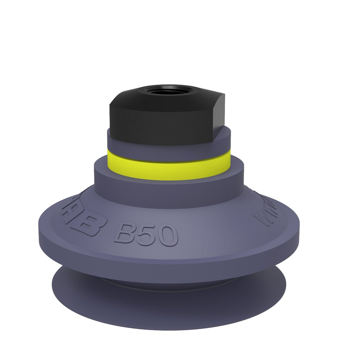 Suction cup B50 HNBR, 1/8" NPSF female - 1