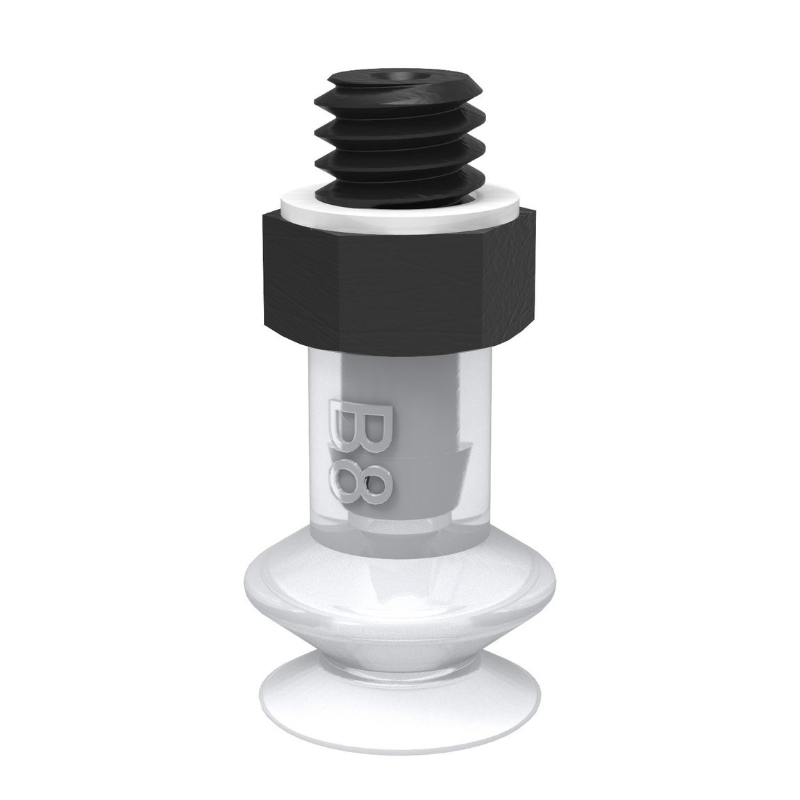 Suction cup B8 Silicone FCM, M5 male - 1