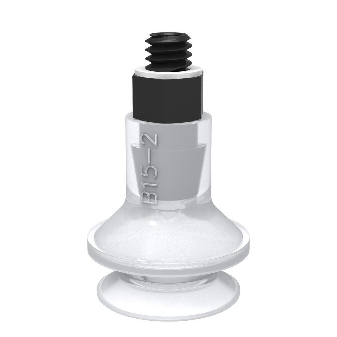 Suction cup B15-2 Silicone FCM, M5 male - 1