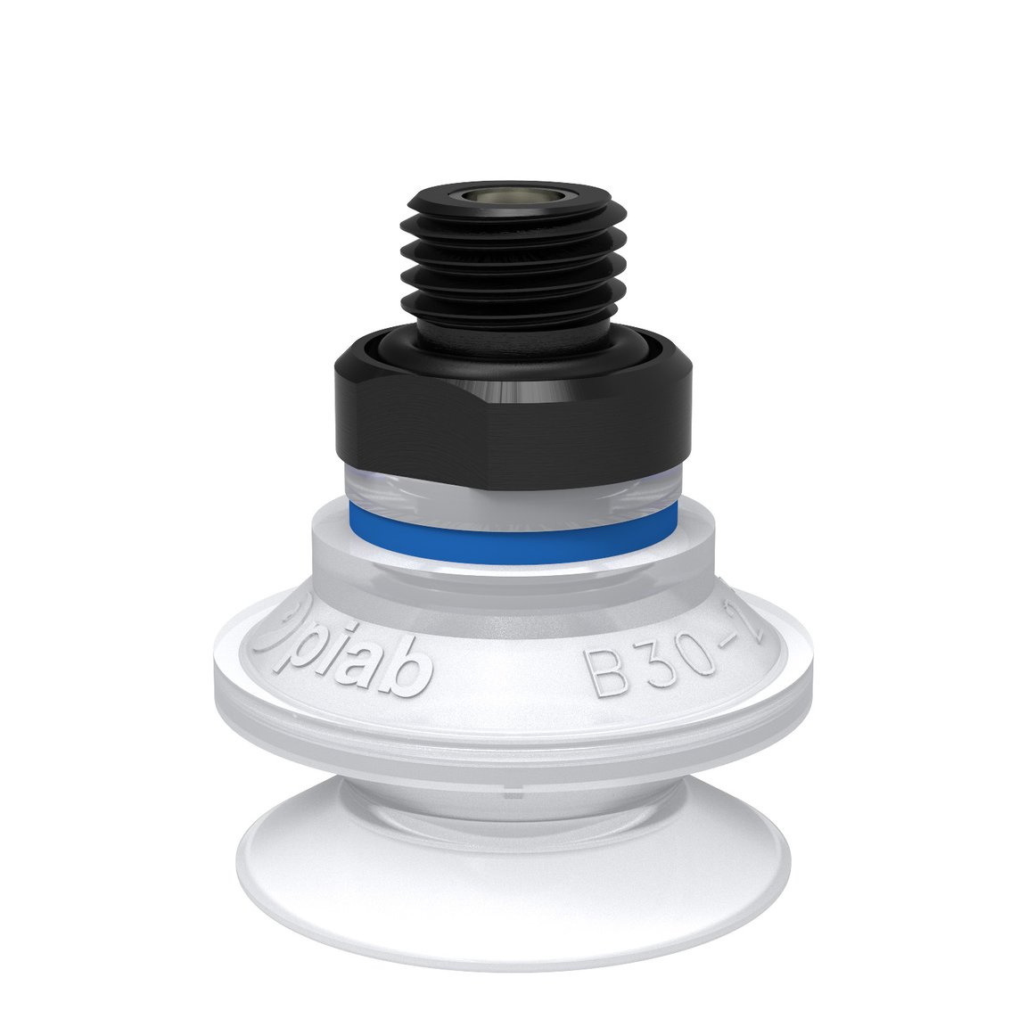 Suction cup B30-2 Silicone FCM, G1/4" male, with mesh filter