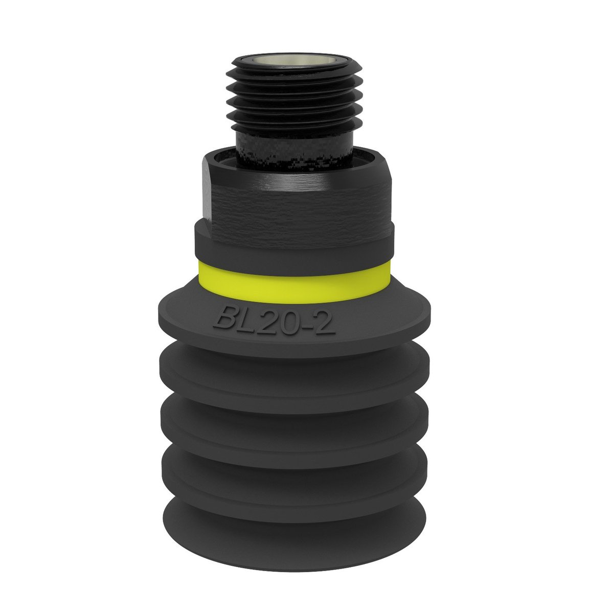 Suction cup BL20-2 Chloroprene, G1/8" male, with mesh filter