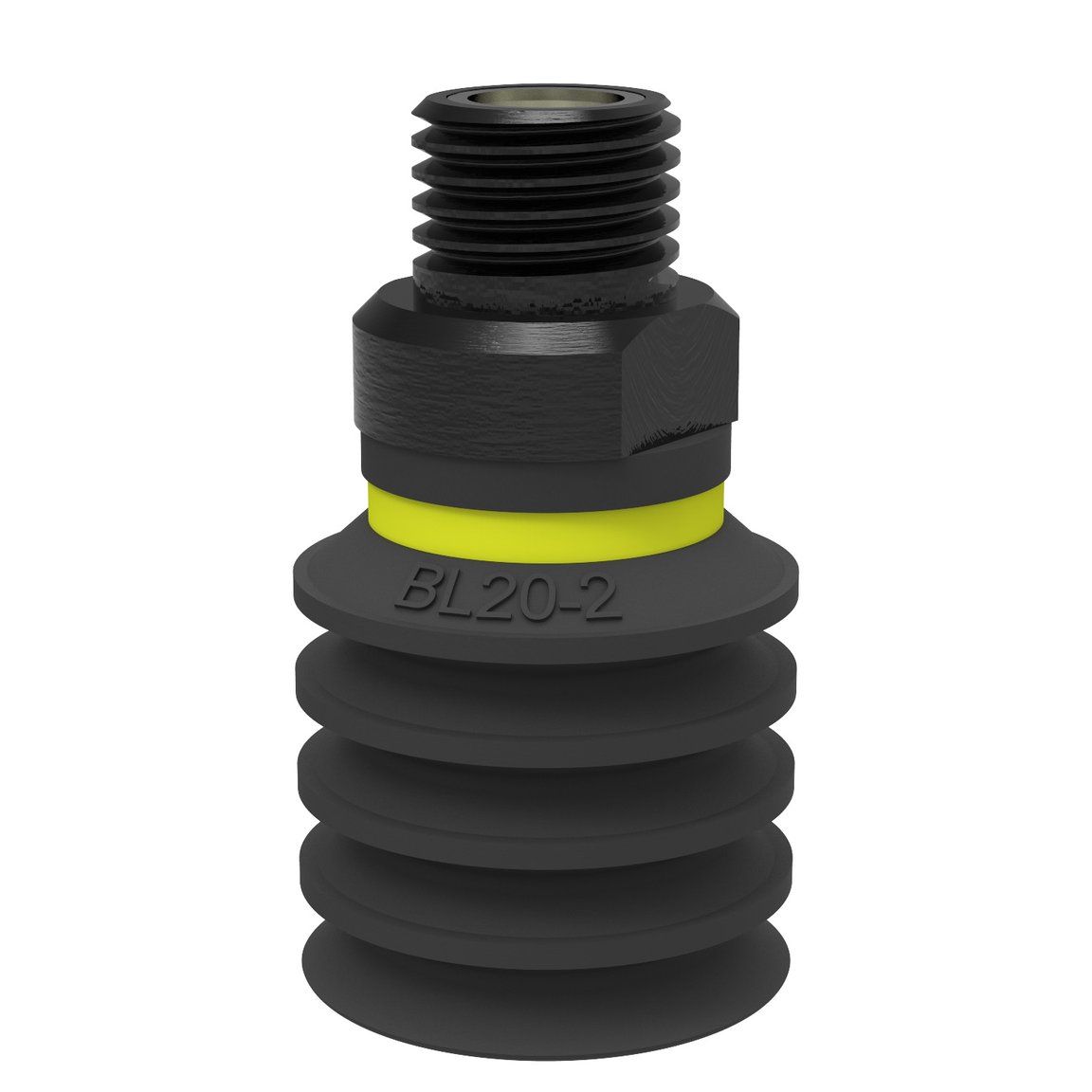Suction cup BL20-2 Chloroprene, 1/8" NPT male, with mesh filter - 1