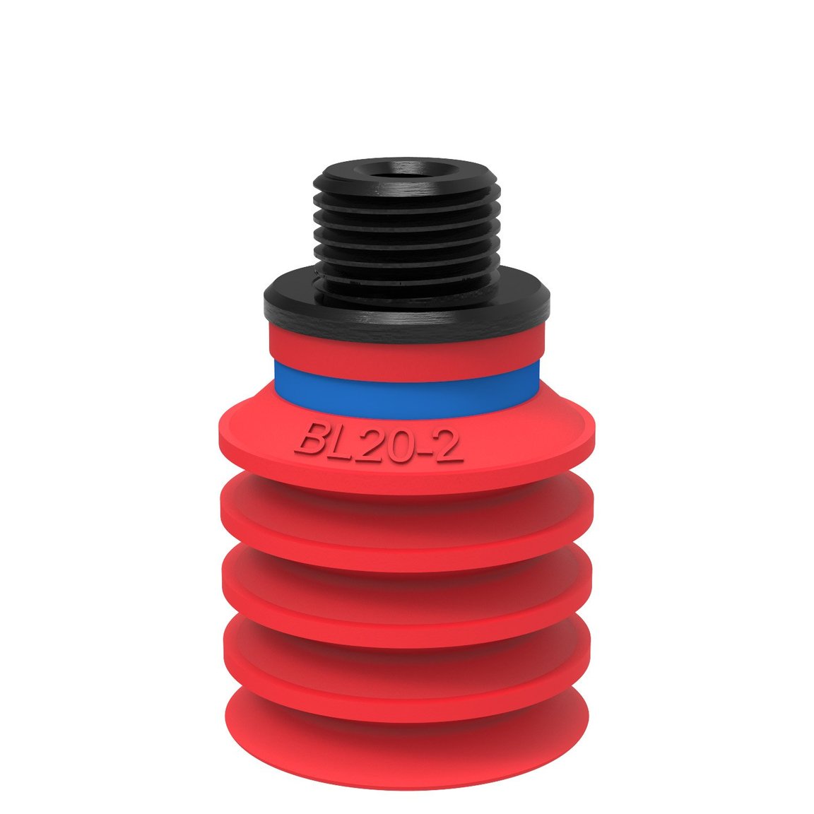 Suction cup BL20-2 Silicone, G1/8" male/M5 female - 1