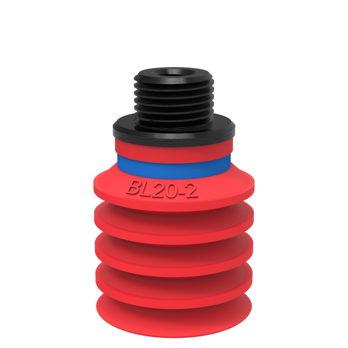 Suction cup BL20-2 Silicone, G1/8" male/M5 female - 1