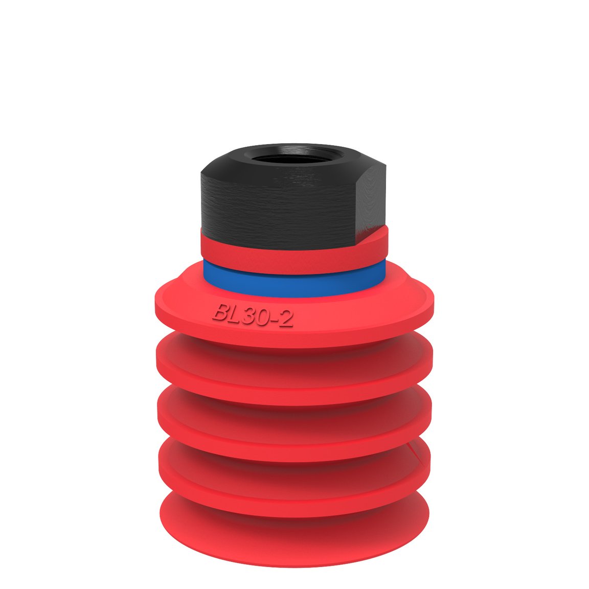 Suction cup BL30-2 Silicone, 1/8" NPSF female, with dual flow control valve - 1