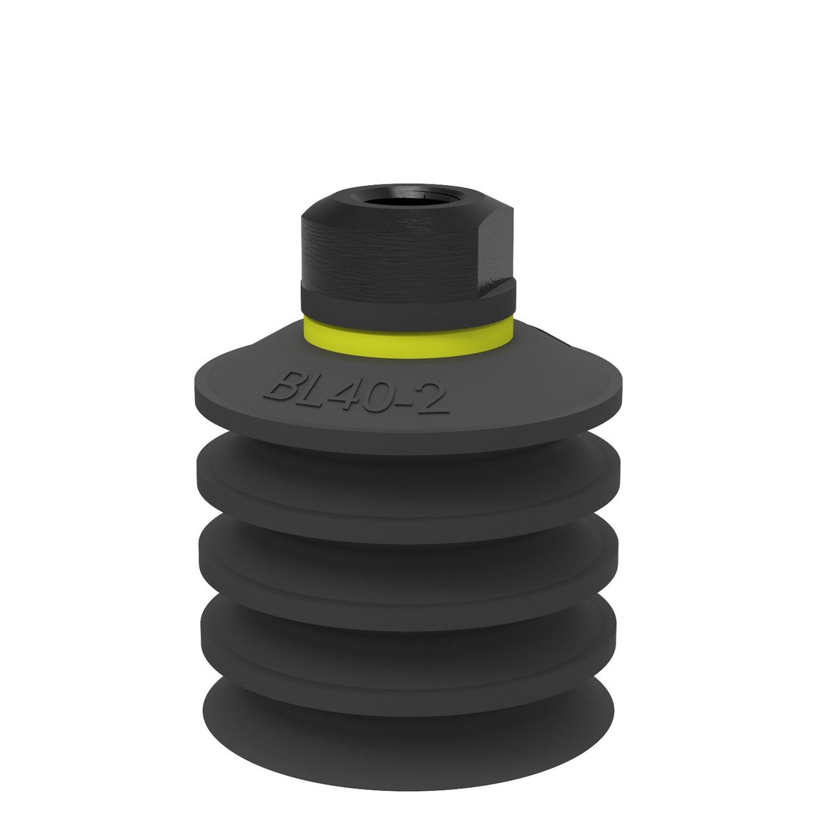 Suction cup BL40-2 Chloroprene, 1/8" NPSF female - 1