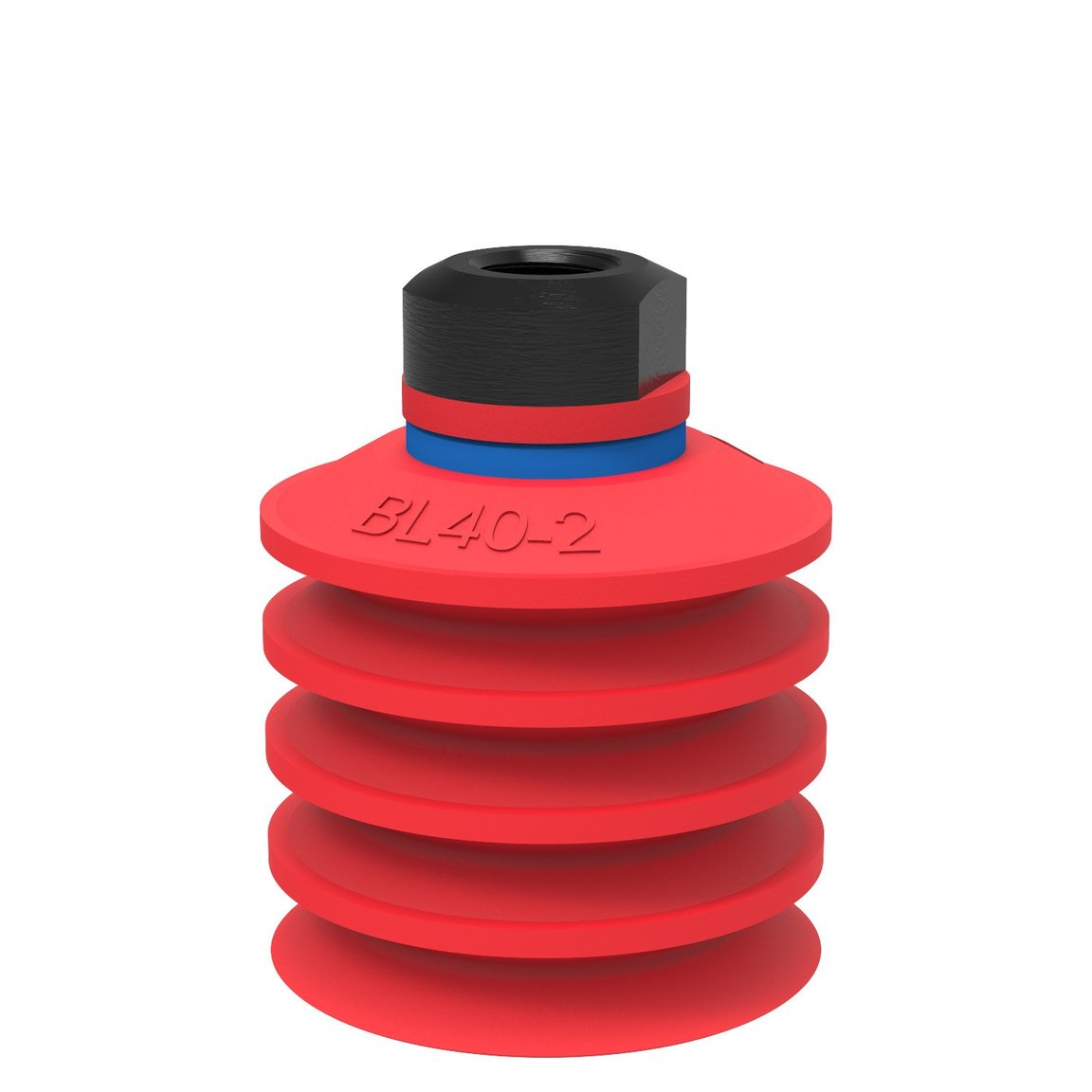 Suction cup BL40-2 Silicone, 1/8" NPSF female, with mesh filter - 1