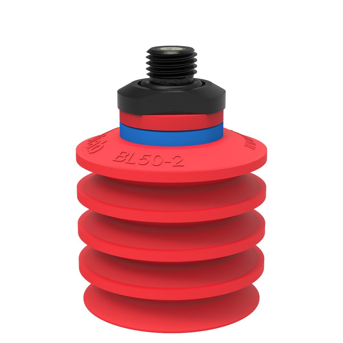 Ventosa BL50-2 Silicone, G1/4" maschio con filtro a rete - 1