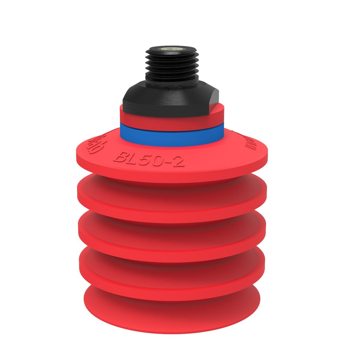Suction cup BL50-2 Silicone, 1/4" NPT male, with mesh filter - 1